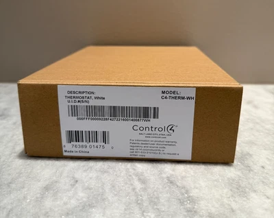 Control 4 Wireless Thermostat Model: C4-THERM-WH - White - Brand New!! - Image 1 of 3