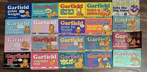 Garfield HUGE Lot of 20 PB Cartoon Books by Jim Davis Vintage 1980s-90s VGUC - Picture 1 of 3