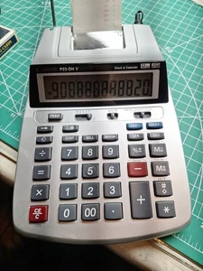 Canon P23-DH V 12 cifre calcolatrice di stampa aggiunta macchina TESTATA  - Foto 1 di 7