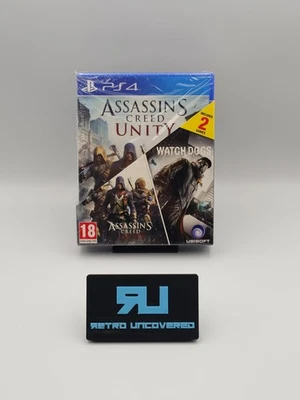 Assassin's Creed Unity & Watch Dogs confezione doppia al dettaglio - PS4 (sigillato in fabbrica)  - Immagine 1 di 4
