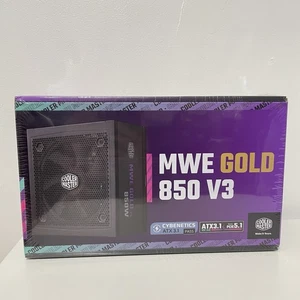Cooler Master MWE Gold 850 V3 ATX 3.0 Full Modular PSU, 850W, 80+ Gold Efficienc - Picture 1 of 8