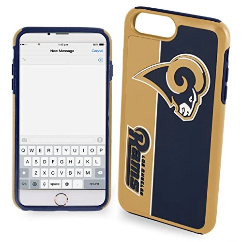 FOCO NFL Los Angeles Rams capas dobles para iPhone 8 Plus, 7 Plus, 6 Plus y 6S Foto 1 de 1