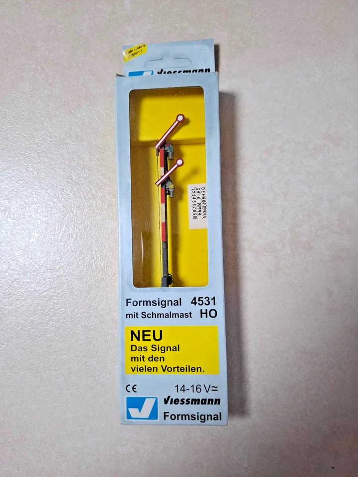 Viessmann 4531 H0 Formsignal 2flügelig, neu in OVP - Bild 1 von 1