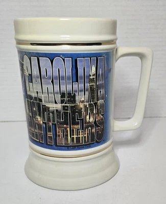 Taza de recuerdo coleccionable Carolina Panthers 1995  Foto 1 de 4