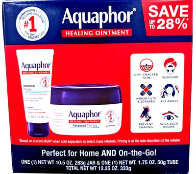 Aquaphor Pomada Curativa Terapia Avanzada Paquete Doble EXP 10/2026 Foto 1 de 4