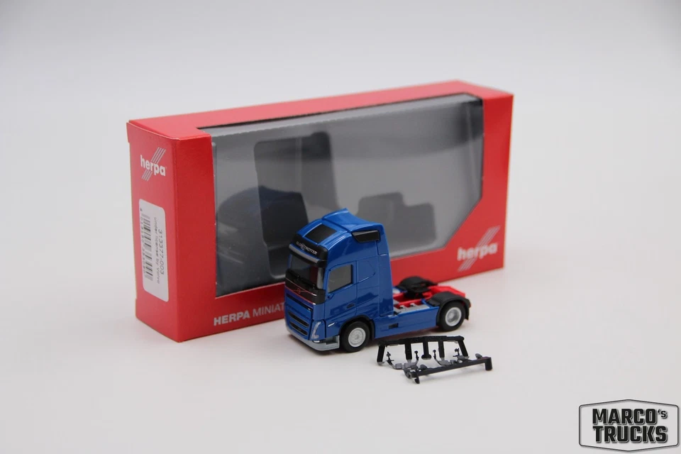 Herpa Volvo FH Gl. XL 2020 Tractor erweiterte Ausstattung, blue No. 313377-003 1 - Image 1 of 1