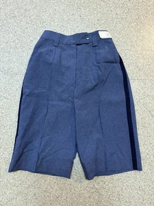 NWT WOMENS US POSTAL SHORTS BLUE SIZE 6 USA Made Polyester Talon Zip - Picture 1 of 8