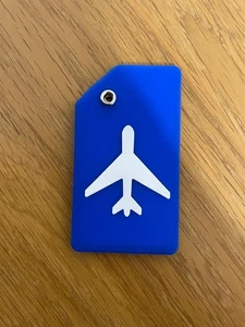 Silicone Luggage Tag with Name ID Card Perfect to Quickly Spot Luggage Suitcase - Picture 1 of 4