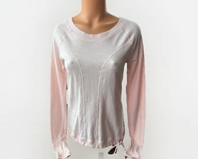 Camisa deportiva de algodón de manga larga rosa Lucy talla XS Top Yoga Foto 1 de 4