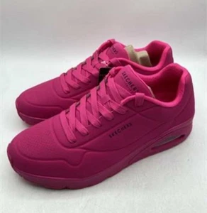 Skechers Herren Stand On Air Uno - Hot Pink Turnschuhe Schuhe US Größe 14 Neu im Karton - Bild 1 von 5