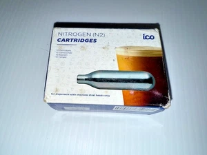 Ico Nitrogen (N2) Cartridges (10 per box) for dispensers and SS heads - Picture 1 of 4