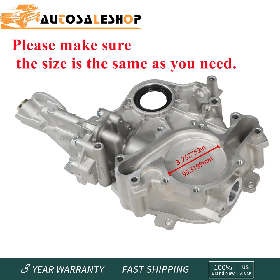 For Ford 3.8 1996-1997 4.2L V6 TC232EN Timing Cover w/ oil pump New - Image 1 of 4