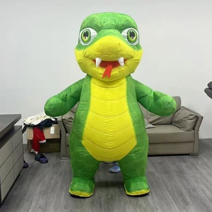 Costume gonfiabile serpente adulto peluche mascotte da passeggio vestito cosplay festa - Foto 1 di 7