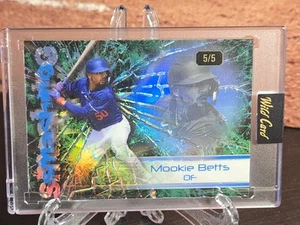 2024 Mookie Betts Wild Card Alumination Smashing 5/5 Encased Los Angeles AS-MB - Picture 1 of 2