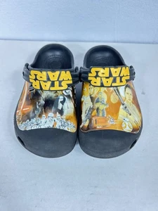 Star Wars Crocs Children’s Boy Girl Slip on Black Sandals Shoes Size 11 - Picture 1 of 15