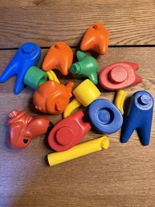 Vintage Tupperware Zoo It Yourself Plastic Animals - Lot of 16 pieces - Picture 1 of 8