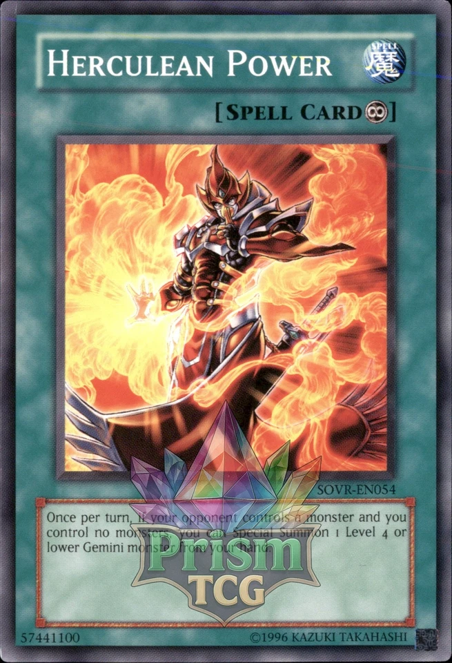 Herculean Power SOVR-EN054 Yugioh - Image 1 of 1