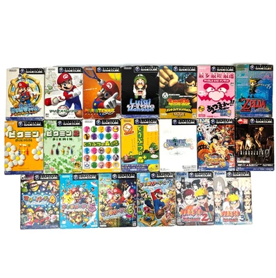 20x Lot Nintendo GameCube Games Japanese Mario Sunshine Naruto Pikmin Zelda - Image 1 of 4