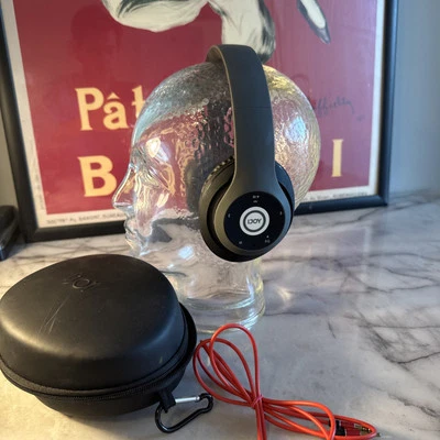 Auriculares sobre la oreja IJoy LGO-PRE-STL negros inalámbricos Bluetooth con cancelación de ruido Foto 1 de 4