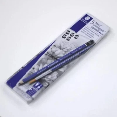 Staedtler Lumograph Aquarelle Watercolor Pencil 100AG6 - Image 1 of 4