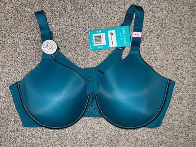 Sujetador Vanity Fair 42D Beauty espalda suavizante figura completa 76380 verde azulado enebro NUEVO Foto 1 de 3