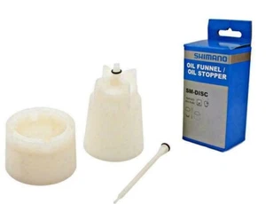 Embudo de aceite Shimano SM-DISC-BP BR-M575 con tope de freno de ciclo herramienta de sangrado - Imagen 1 de 2