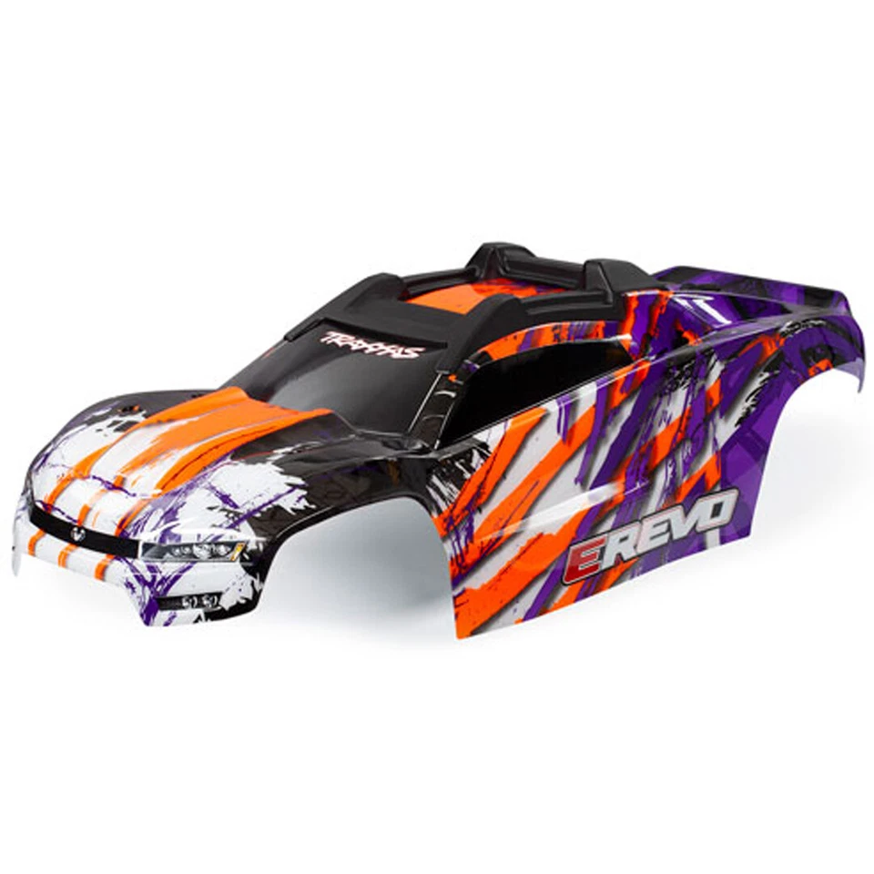 Traxxas 8611T Purple Body w/ Front & Rear Body Mounts : E-Revo 2.0 VXL - Image 1 of 1