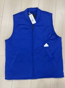 Adidas Men's Puffer Vest Lucid Blue Size M - Picture 1 of 3