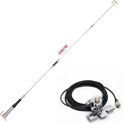 Diamond SG7500 144/430MHz Dual Band High Gain Radio Antenna RB-400 Clip 5M Cable - Image 1 of 4