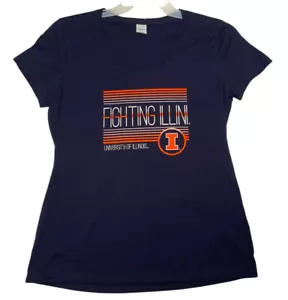 Illinois Fighting Illini College NCAA Hanes Kurzarm Damen T-Shirt - Bild 1 von 6