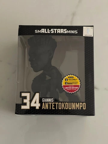 SmAll-Stars Minis Giannis Antetokounmpo RARE BLACK VARIANT Ultra RARE Brand New Cover