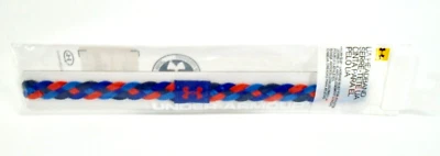 Diadema Under Armour Adulto Trenzada Ajustada Azul/Naranja Foto 1 de 3