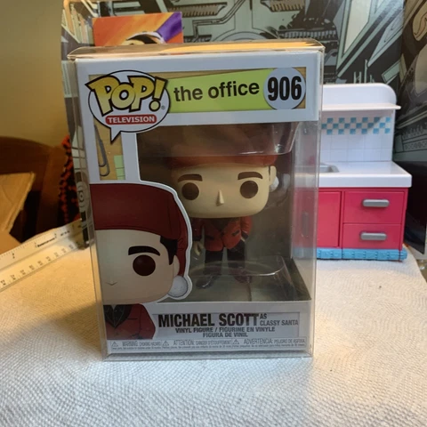 Funko Pop! Television: The Office - Michael Scott as Classy Santa W/ Protector Cover