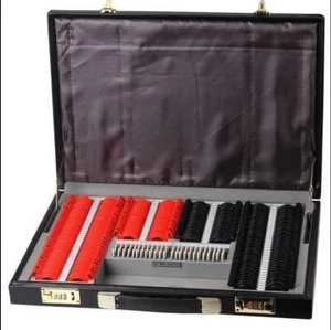 232PCS Trial Lens Set Progressive Trial Lens Set Plastic Optometry Box Leather - Picture 1 of 6