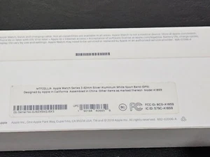 Apple Watch Series 3 42mm GPS - Very Nice - Custom Camo Band - Silver Aluminum - Picture 1 of 1