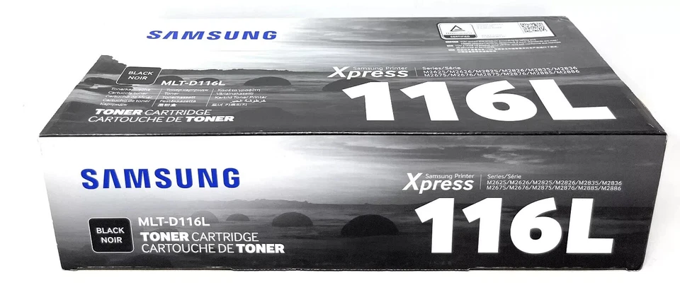 TONER SAMSUNG MLT-D116L ORIGINALE PER M2625/2825, M2675/2875, M2835DW/M2885FW - Immagine 1 di 1