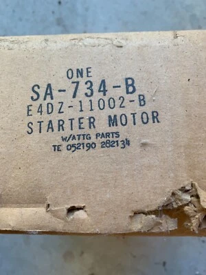 Motor de arranque Motocraft OEM, en caja; 65 Mustang y Ford de mediados de los 60’s Foto 1 de 4