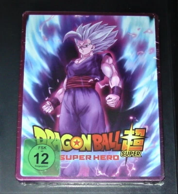DRAGONBALL SUPER: SUPER HERO THE MOVIE LIMITIERTE STEELBOOK EDITION BLU RAY NEU - Bild 1 von 4