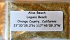 Aliso Beach Laguna Beach Sand Sample Orange County California Approximately 30ml