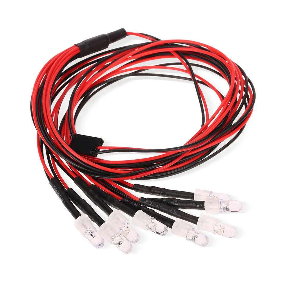 8  Light Kit (White+Red+Yellow) for 1/10 1/8  Tamiya Axial RC Car H5E6 - Image 1 of 4