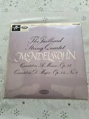 MENDELSSON * LP * THE JUILLIARD STRING QUARTET * COLUMBIA 33CX 1917 - Image 1 of 4