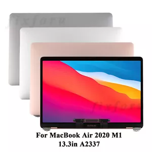 Per Apple Macbook Air M1 2020 13,3 pollici A2337 display schermo LCD assemblaggio parti superiori - Foto 1 di 54