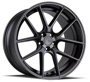 20x10.5 Aodhan AFF3 5x114.3 +45 Flow Forged Black Wheels (Set of 4) - Picture 1 of 3