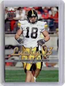 2006 Fleer Ultra Lucky 13 Chad Greenway #210 RC Rookie Iowa - Bild 1 von 2