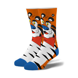 Odd Sox Tony the Tiger Frosted Flakes, Funny Crew Socks for Men Women