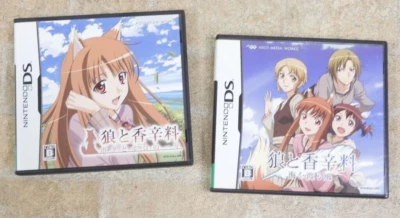 Lot 2 Wolf and Spice Wolves and Spices set Nintendo DS NDS Japan version Tested - Image 1 of 3