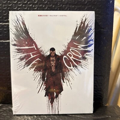THE CROW (2024) (4K UHD + BLU-RAY + SLIPCOVER + DIGITAL* - STEELBOOK™ EDITION) - Image 1 of 2