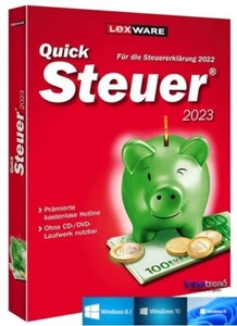 Lexware QuickSteuer 2023 Vollversion (Steuerjahr 2022) + Handbuch Download NEU - Bild 1 von 6