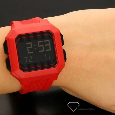 Nuevo Reloj Hombre Puma P5019 Rojo Foto 1 de 4