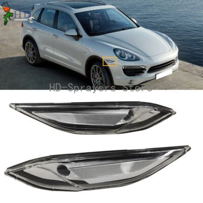 1 Pair Clear Indicator Lamp Side Marker Light Body For 2011-2014 Porsche Cayenne - image 1 of 4